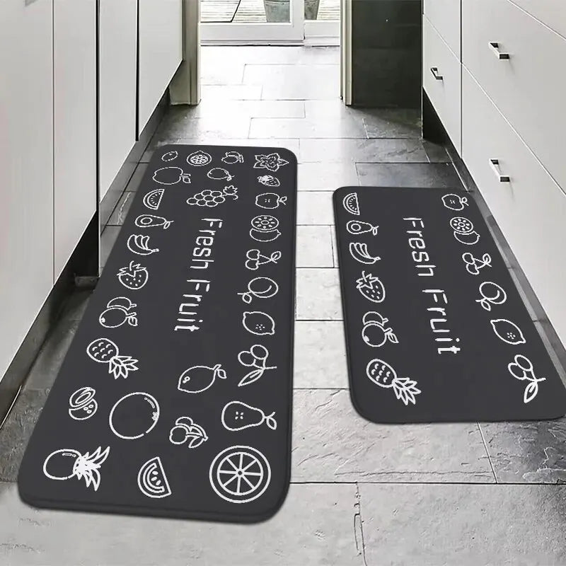 Multi-Purpose Water Absorption Sponge Mat for Kitchen and Bathroom - Anti-Skid & Machine Washable