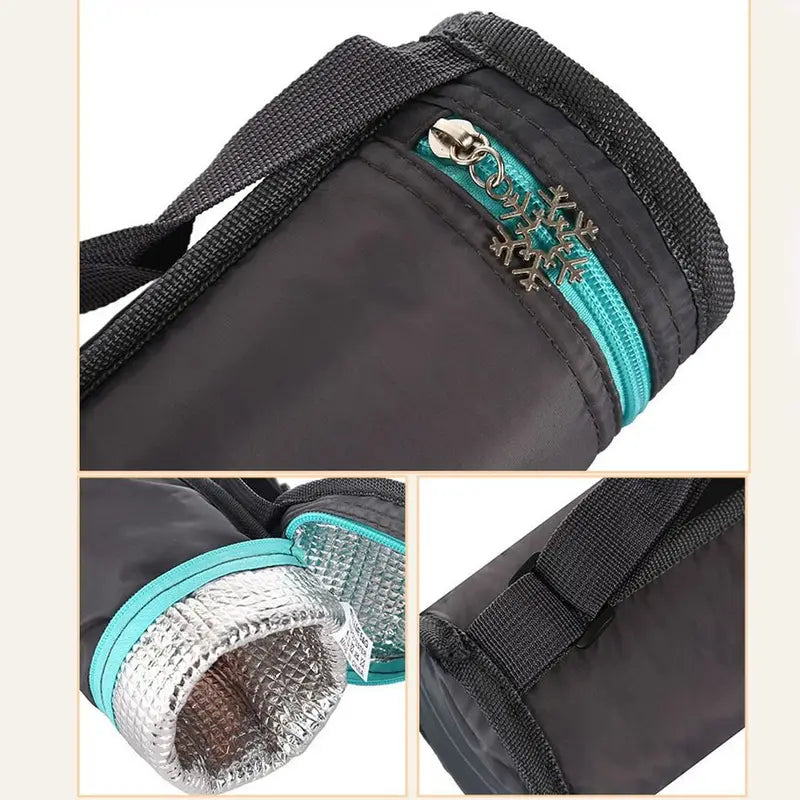 Insulated Waterproof Bottle Cooler Bag with Thermal Protection for Outdoor Travel