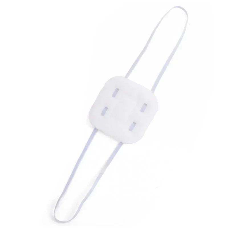 Adjustable Single-Eye White Eyepatch for Cosplay Halloween Costume Accessories