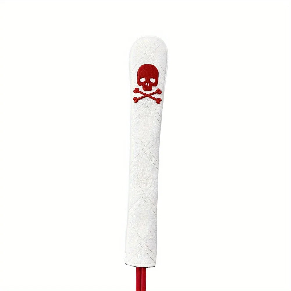 Golf Skull Head Cover Rods Holder - Creative Golf Accessory Set, Multiple Colors