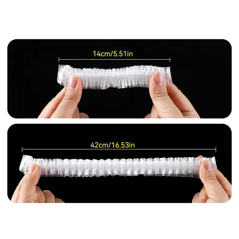 Disposable Food Cover Bags - Elastic Food Storage Wraps for Kitchen & Outdoors