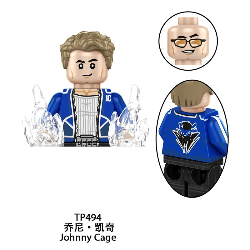Mini Action Figure Building Blocks Set - Cartoon Movie Doll Playset for Kids