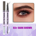 Double End Eyebrow Pencil Waterproof Gel Brow Makeup Kit - Natural & Long Lasting