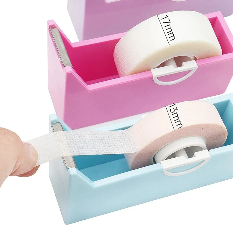 Eyelash Extension Tape Cutter - Reusable Plastic Lash Adhesive Split Tools