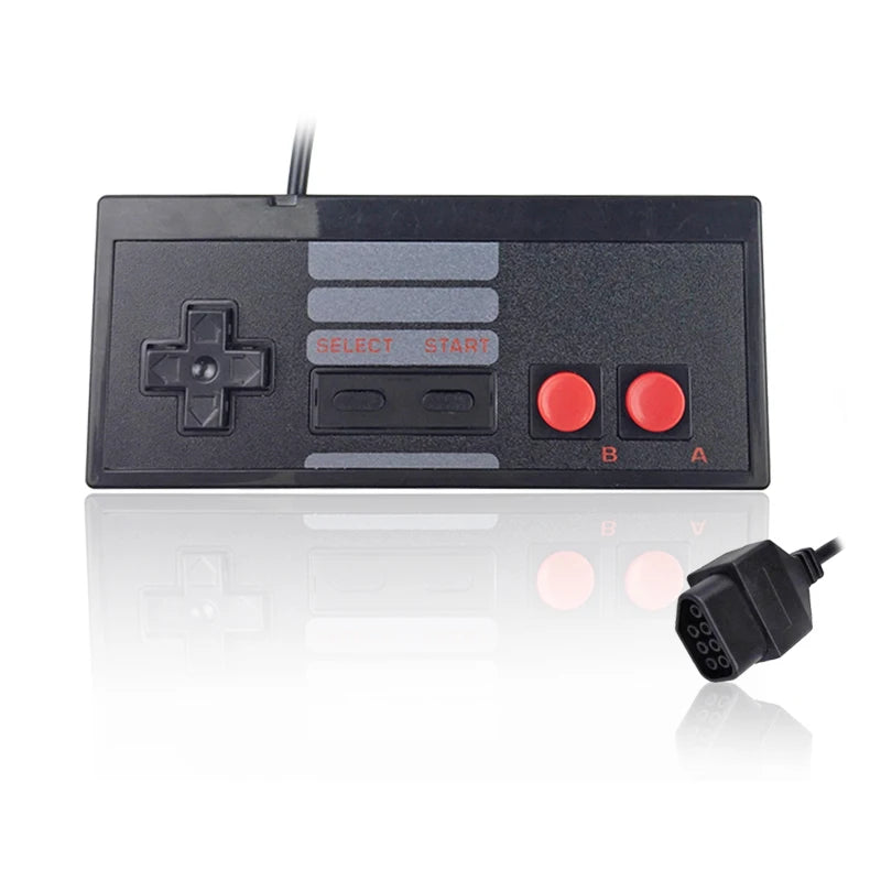 Wired NES 8-Bit Game Controller for Classic Console - Joystick Game Pad