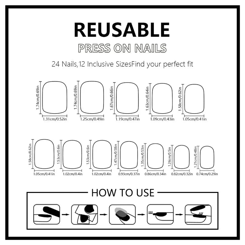 30PCS Cute Cartoon Short Fake Nails for Fall/Winter - Niche Design, Gift Set