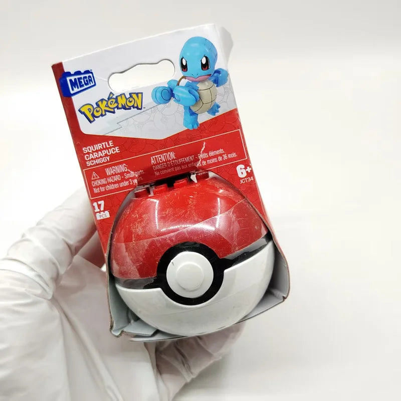 Pokemon Ball Building Blocks Toy Set with Pikachu Vulpix Eevee Minun Bulbasaur