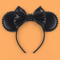 Mickey Mouse Ear Hair Hoop with Sequins and Rivets - Kids Hair Accessory