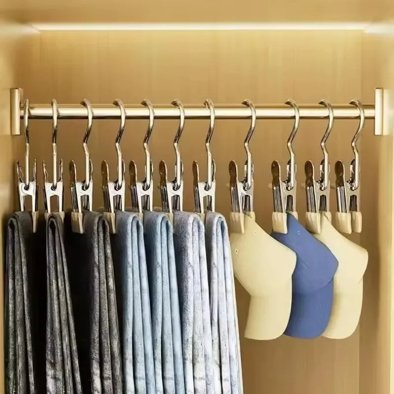 Set of 10/20/30 Stainless Steel Clothes Pegs Laundry Hanging Clips Multipurpose Storage