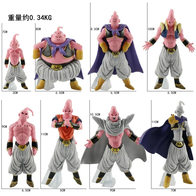 Dragon Ball Z Action Figures Set - Majin Buu PVC Collection Toy for Children & Adults