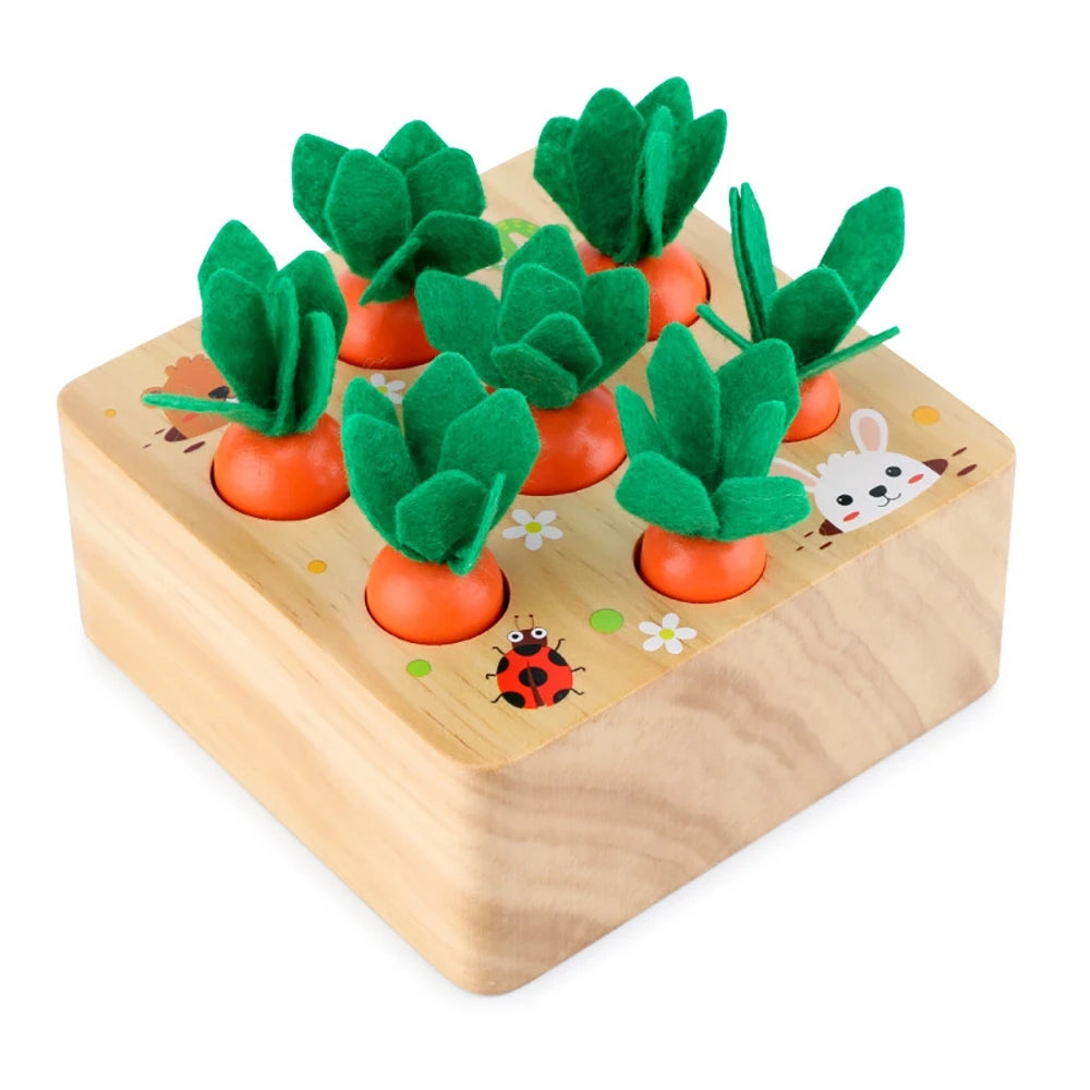 Montessori Wooden Baby Puzzle Games Educational Development Toys for Kids 1-3 Years