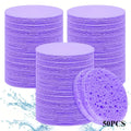 Compressed Facial Sponge Set for Cleansing Makeup Removal and Exfoliation - Multiple Colors