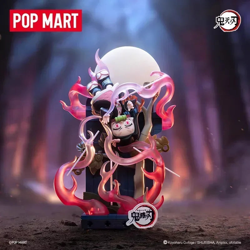 POP MART Demon Slayer Unwavering Resolve Arc Mystery Bag Anime Doll Figures Blind Box Collectible Toy