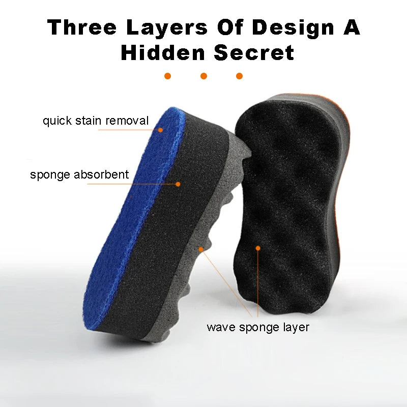 Car Wash Sponge 3-Layer Foam Cleaning Block for Vehicle Detailing & Care
