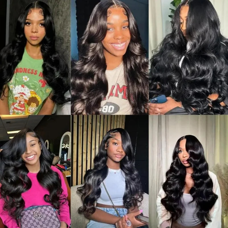 Body Wave Lace Front Wig Human Hair Glueless Brazilian HD Transparent Lace for Women