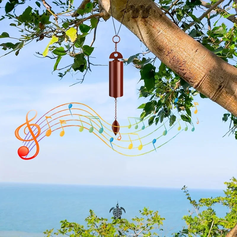 Outdoor Wind Chime Garden Decor Stainless Steel Rustic Wind Bell 4x26cm