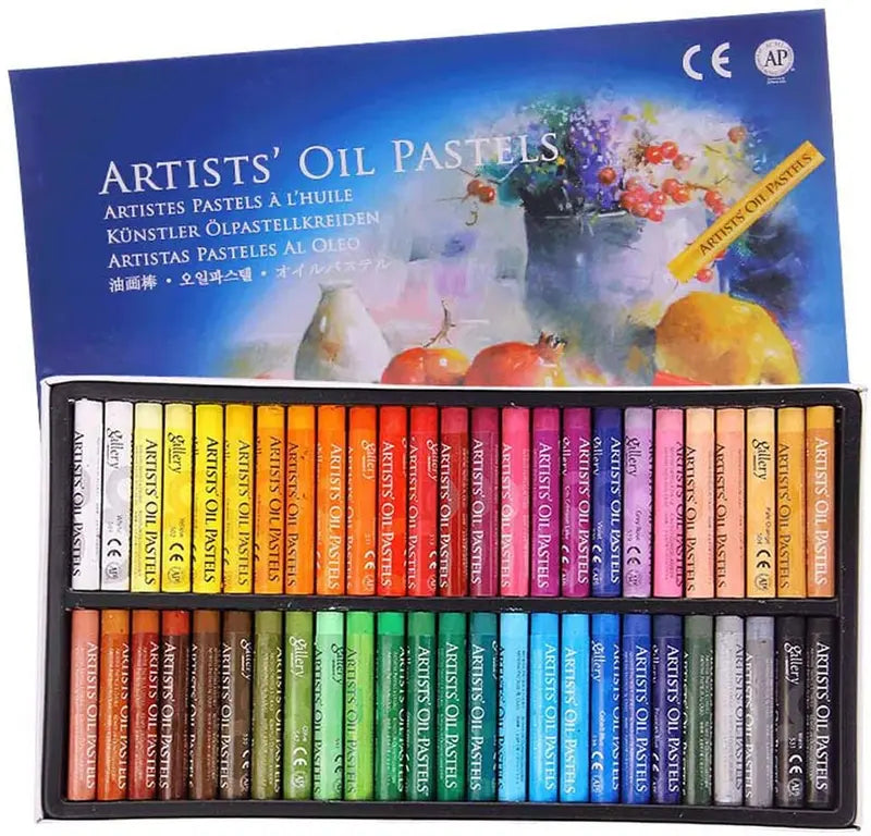 Artist Oil Pastel Set 12/25/50 Colors - Non-Toxic Drawing & Painting Crayons