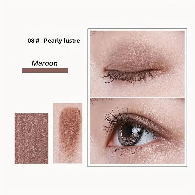 12-Color Eyeshadow Palette with Shimmer & Matte Finishes for Makeup Artists