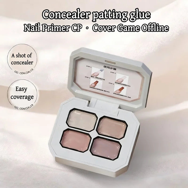 Multi-Color Nail Art Gel Set - Nude Gradient Painting for Semi-Permanent UV Nails