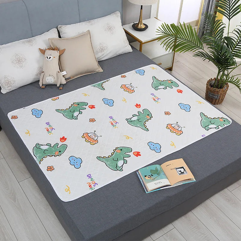 Waterproof Washable Baby & Adult Bed Protector Mattress Pad - Leakproof, Soft, Reusable