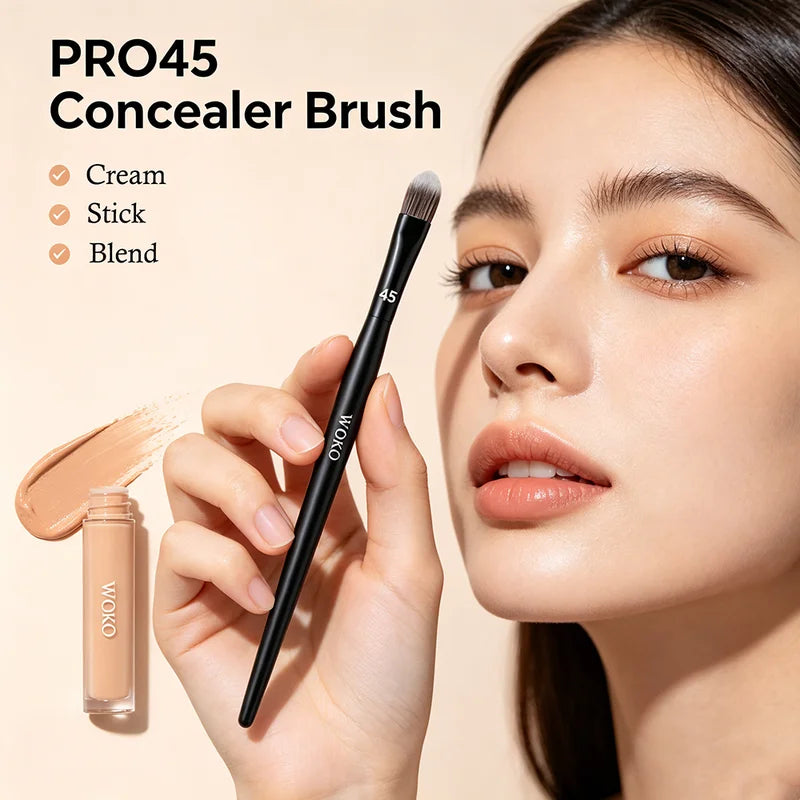 Professional Concealer Brush for Eye Makeup Blending - Soft Synthetic Bristles
