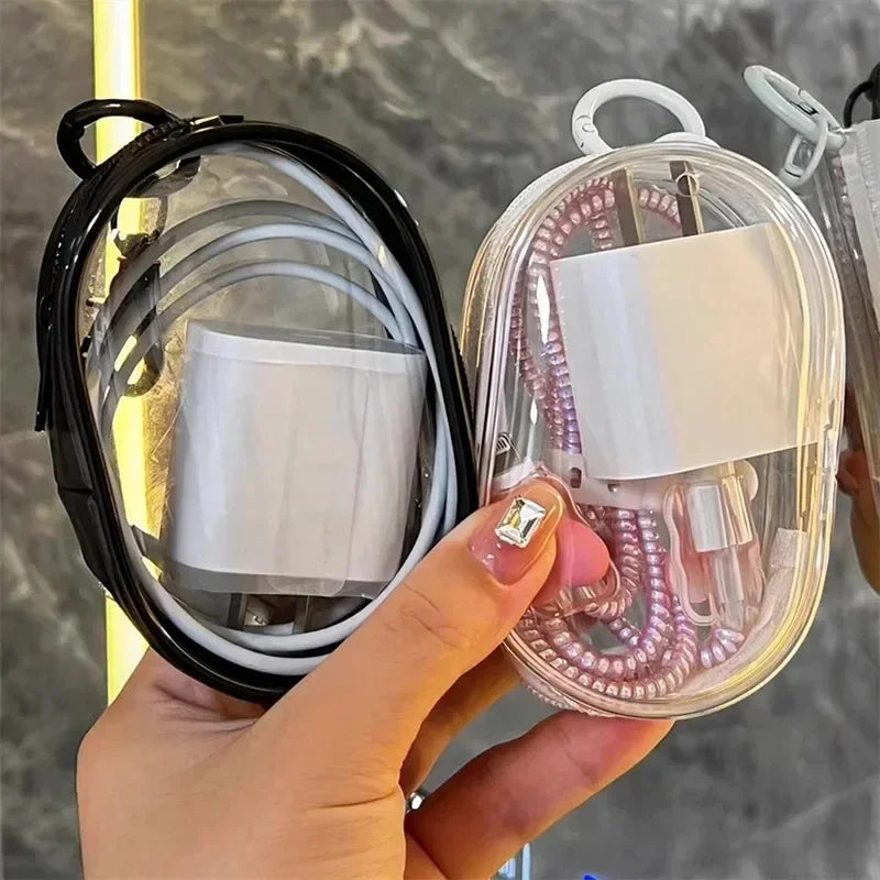 Waterproof Charger Storage Case Organizer for Data Cables and Adapters