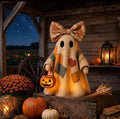 Halloween Ghost Patchwork Ornament Small Holiday Decor Gift