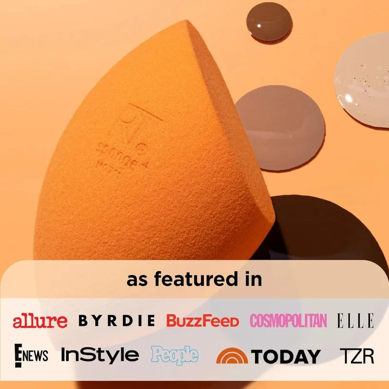 6-Piece Makeup Brush Set with Sponges for Face & Eyes - Travel Gift