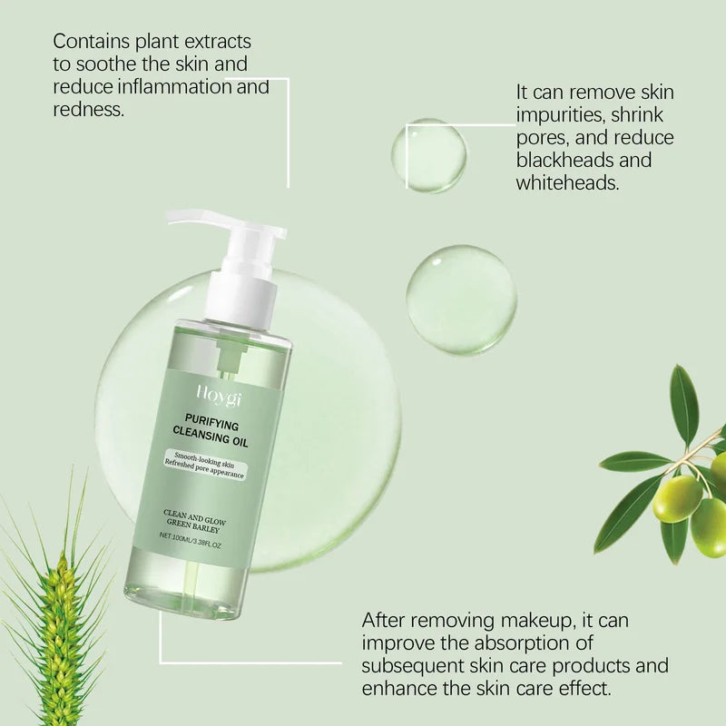 Deep Cleansing Makeup Removal Oil for All Skin Types - Reduce Blackheads & Hydrate