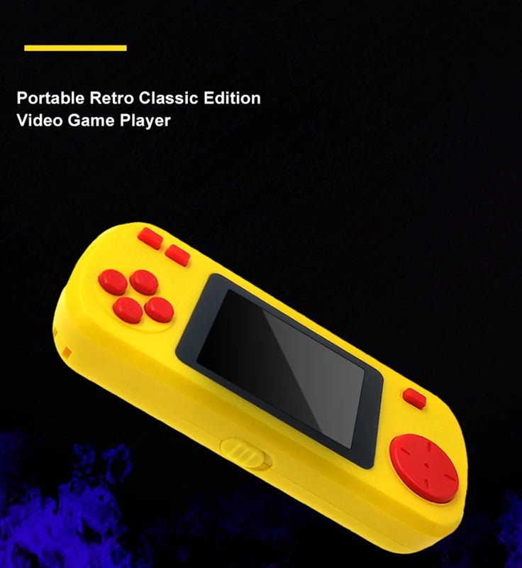 Portable Handheld Retro Video Game Console with 128 Classic Games - Multiple Colors