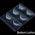 3 Pairs Fluffy Lace 3D Natural-Colored Vegan Silk False Eyelashes for Cosplay Halloween Party