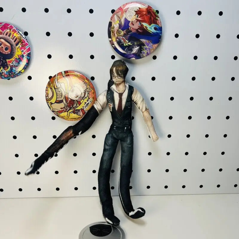 Anime Cosplay Stuffed Skeleton Doll with Movable Body for Halloween Decorations