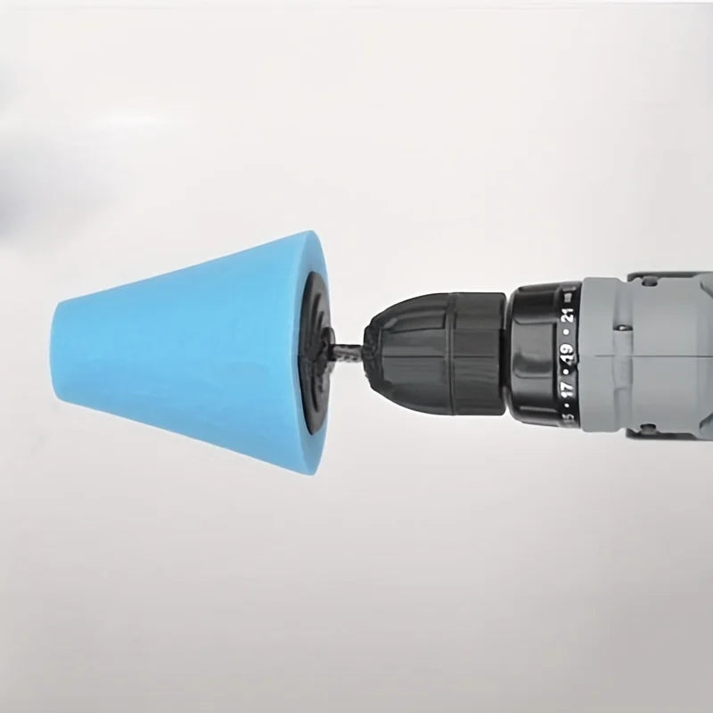 Car Hub Polishing Sponge Grinding Wheel Conical Metal Plastic Detailing Tool