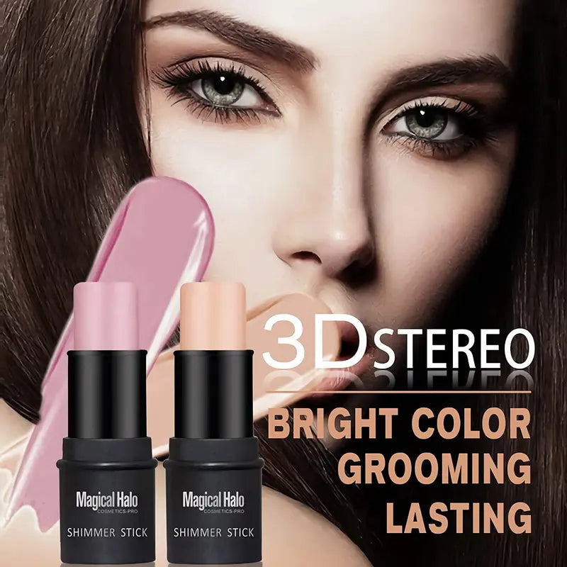 Multi-Color Highlight Stick Makeup Contouring & Shimmer Powder for Face Women Cosmetics