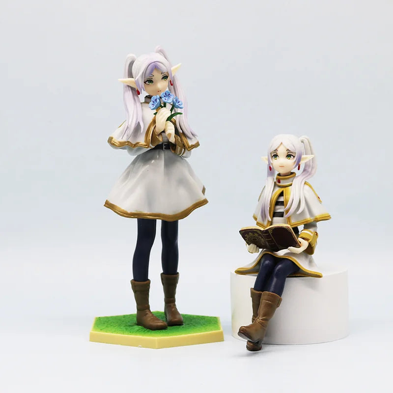 14cm Anime Girl Action Figure - Frieren Beyond Journey's End Noodle Stopper Collectible Model Toy