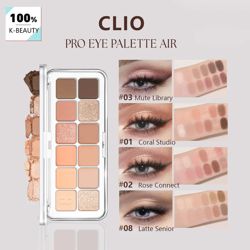 Pro Eye Palette Air Collection - Matte & Shimmer Eyeshadow Set in Multiple Colors