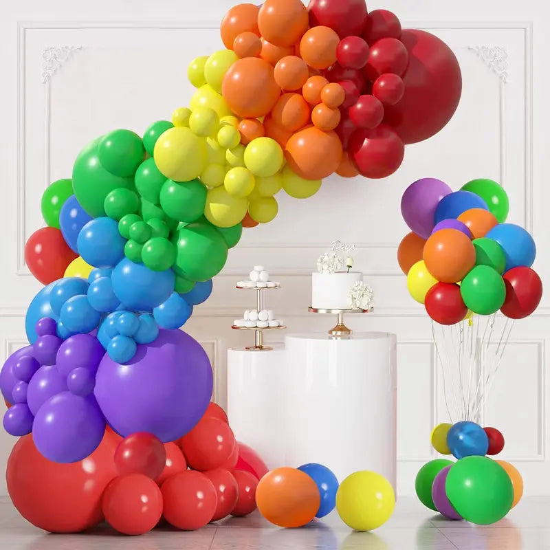 118Pcs Carnival Balloon Arch Set for Kids Parties and Celebrations
