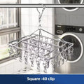Stainless Steel Windproof Clothespins for Laundry - Clothesline & Drying Rack