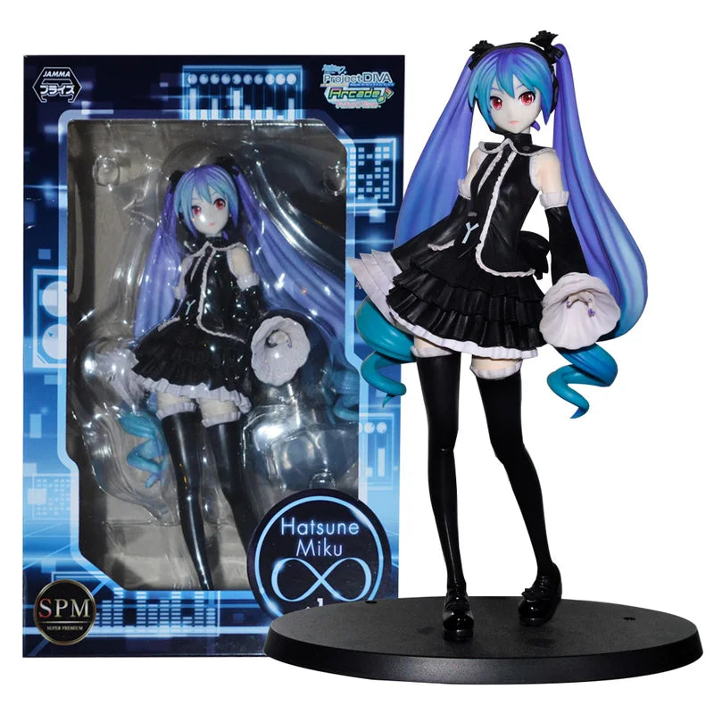 17cm Anime Hatsune Miku Action Figure - Project DIVA Arcade Model Gift