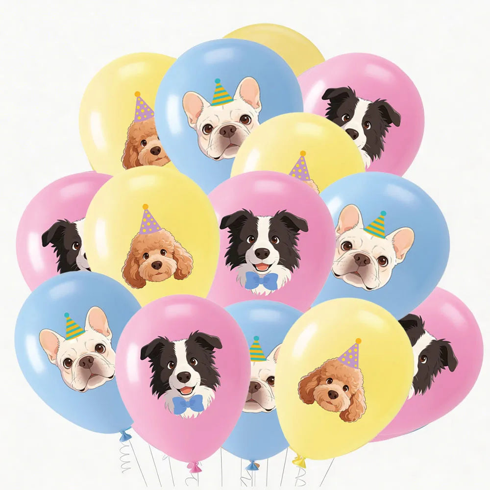 Cat Latex Balloons 12 Inch Cute Kitten Balloons for Birthday Baby Shower Pet Cat Party Decorations