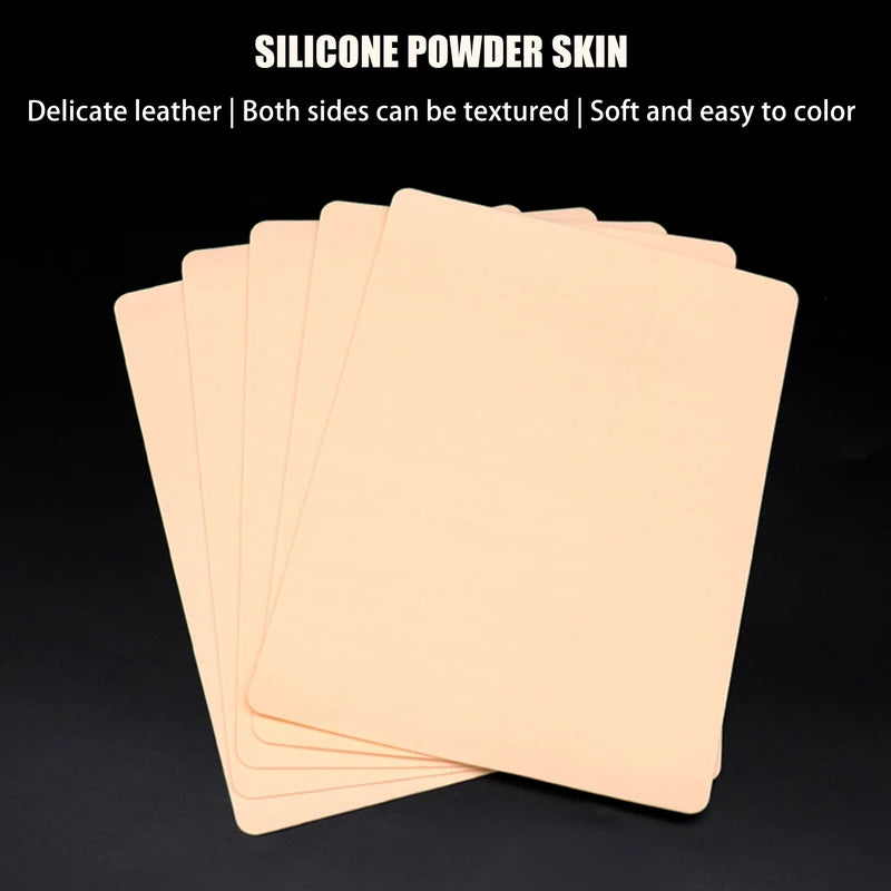 Double-Sided Tattoo Practice Skin Silicone Fake Skin for Tattoo Training