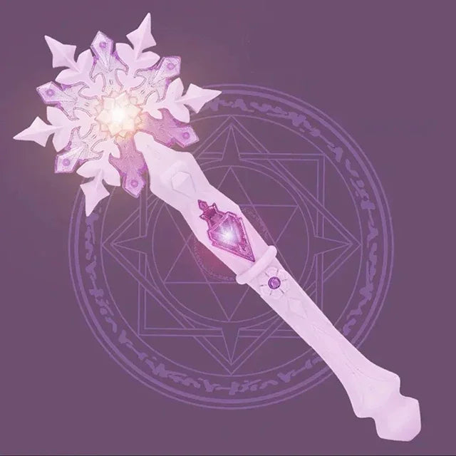 Glowing Fairy Wand Toy for Kids - Colorful Light Sound Magic Stick for Halloween & Christmas Play