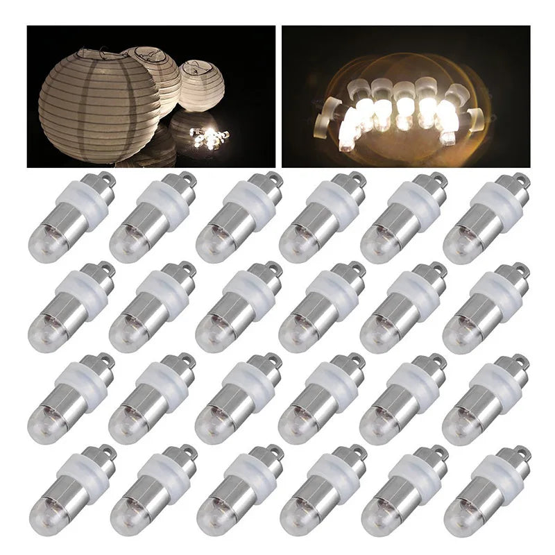 Waterproof LED Party Lights for Balloons, Lanterns & Events - Seasonal Decor