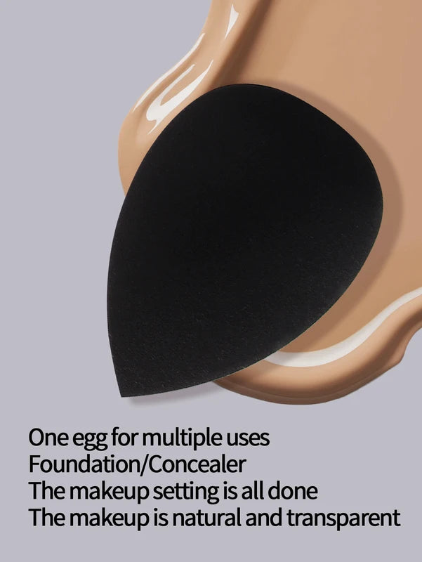 12 Pieces Makeup Sponge Egg Set - Dual-Purpose Dry and Wet Egg Blenders for Foundation and Powder