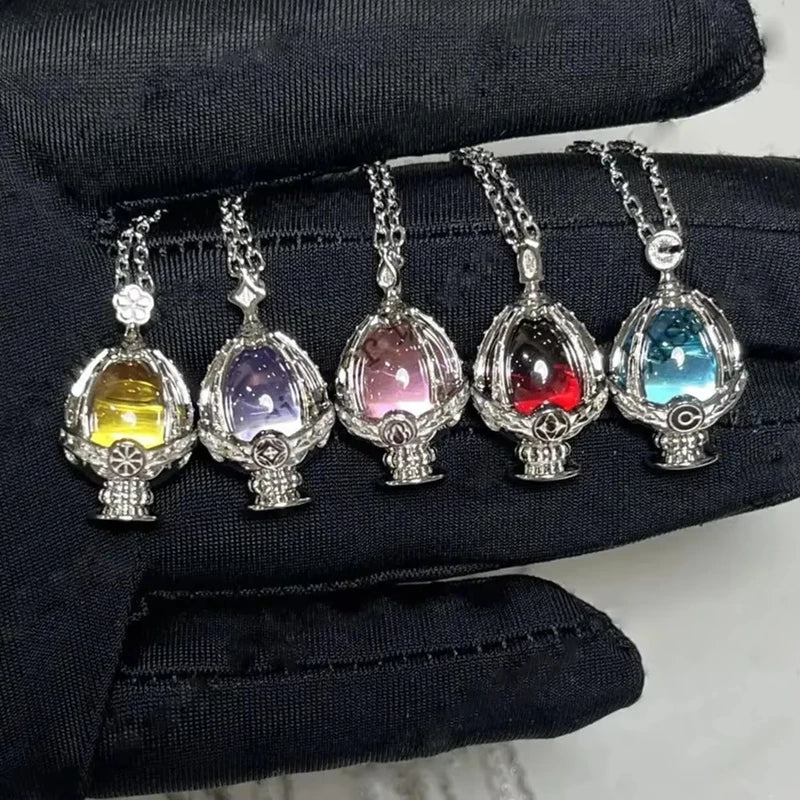 Anime Puella Magi Madoka Magica Necklace Choker with Crystal Pendant