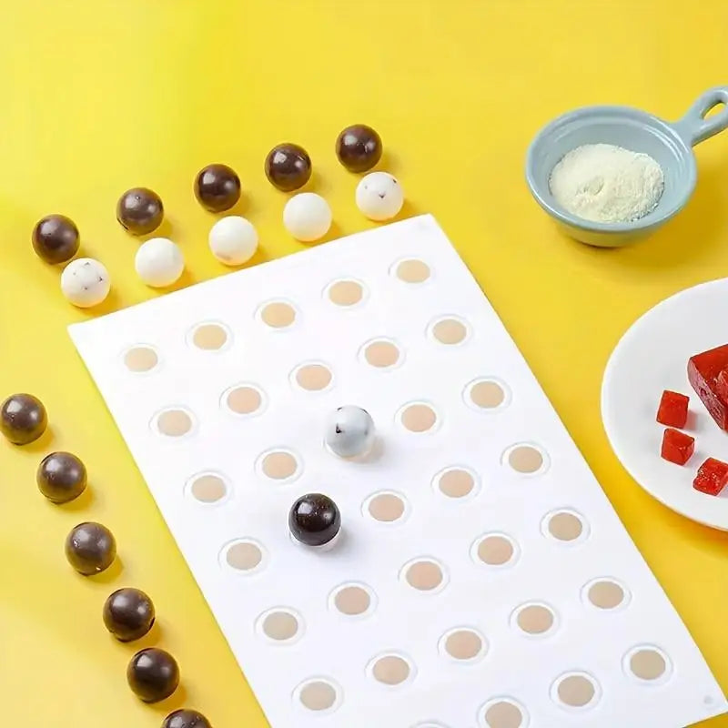 Mini Round Silicone Mold for Cake, Chocolate, Ice & Dessert Making - Multi-Purpose Baking Tool