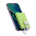 Portable Power Bank 5000mAh with LED Display, Multiple Charging Cords