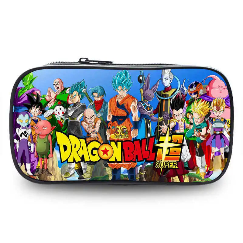 Dragon Ball Cartoon Anime Pencil Case Storage Bag for Students