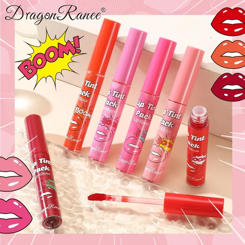 Peel-Off Lip Gloss Set Waterproof Long Lasting Matte Lip Stains - Multiple Colors