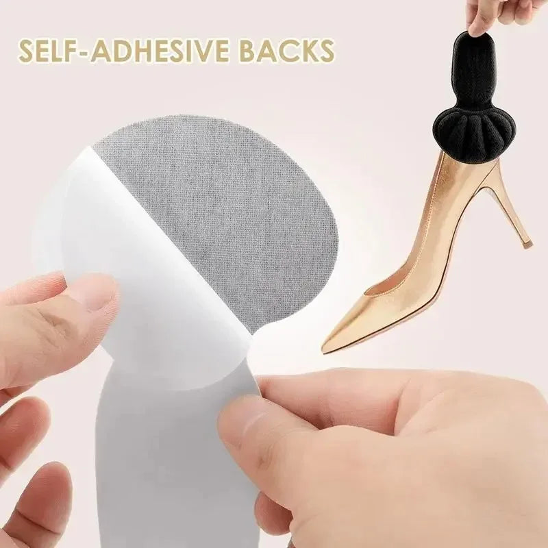 Heel Cushion Inserts for Shoes - Soft Mesh Heel Protectors, 2-in-1 Shoe Pads